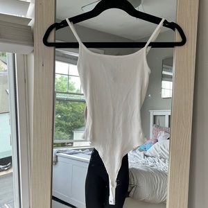 Windsor Soft White Strappy Bodysuit